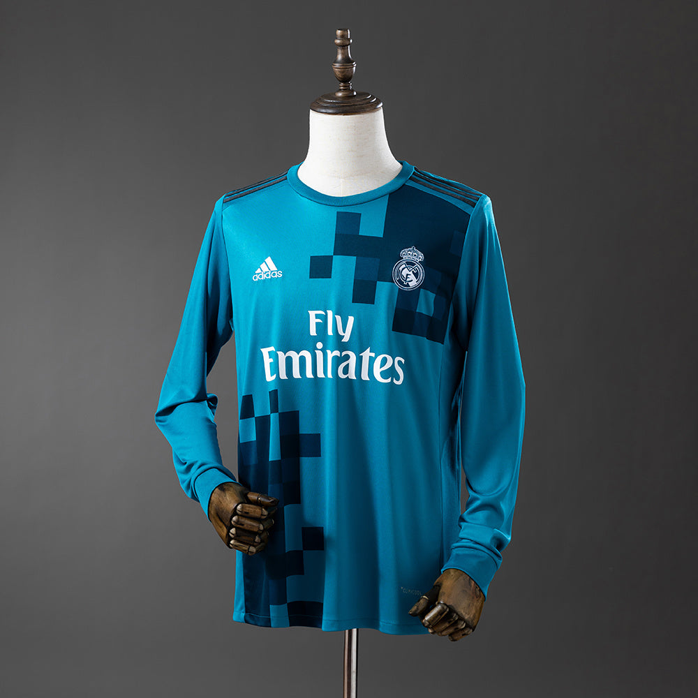 Camiseta Real Madrid Visitante Manga Larga 17/18