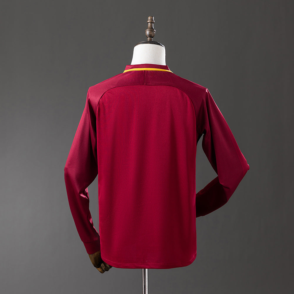 Camiseta Roma Local Manga Larga 2017/18