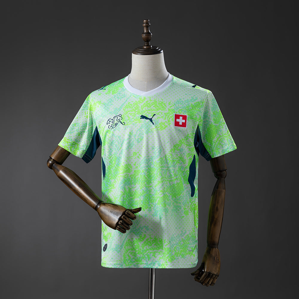 Camiseta Suiza Visitante 26/27 frontal