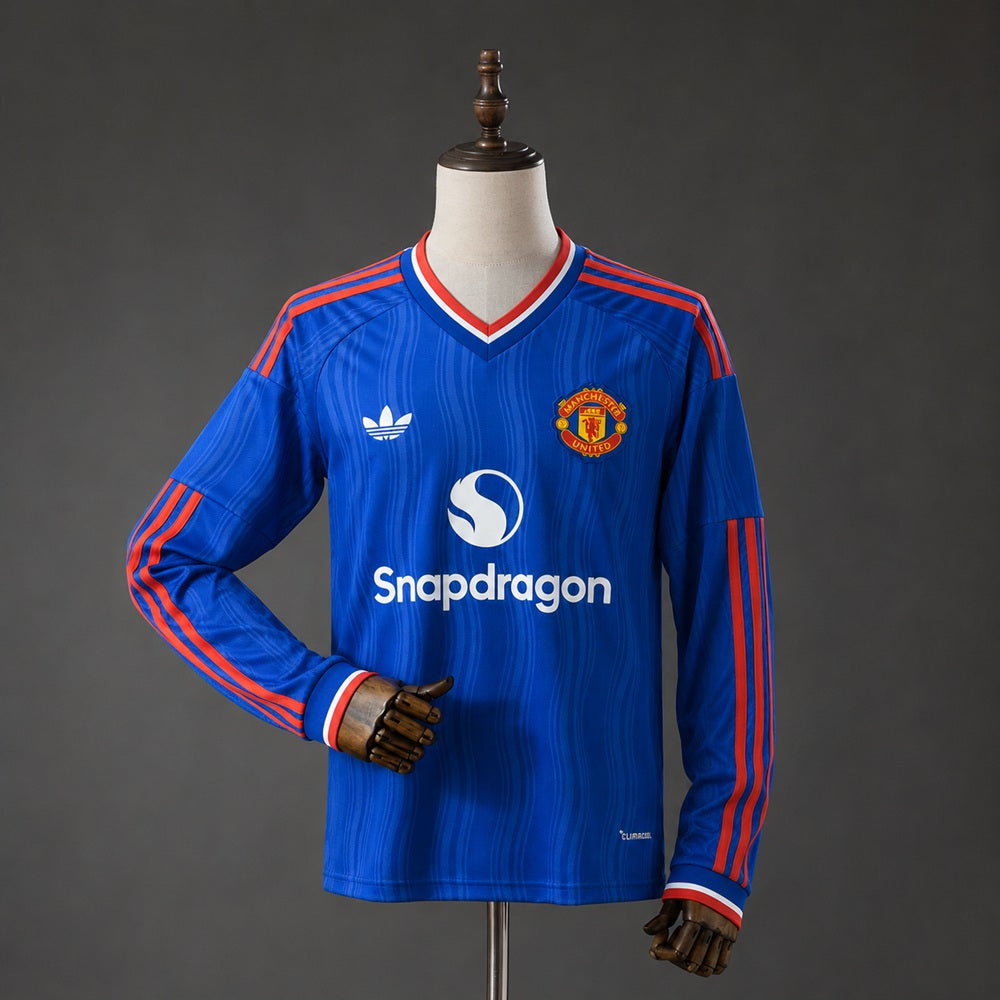 Camiseta Manchester United Visitante 26/27 Manga Larga Gravit Shop