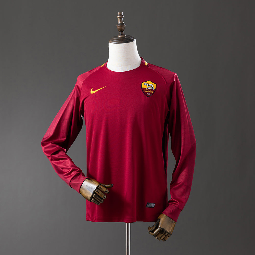 Camiseta Roma Local Manga Larga 2017/18