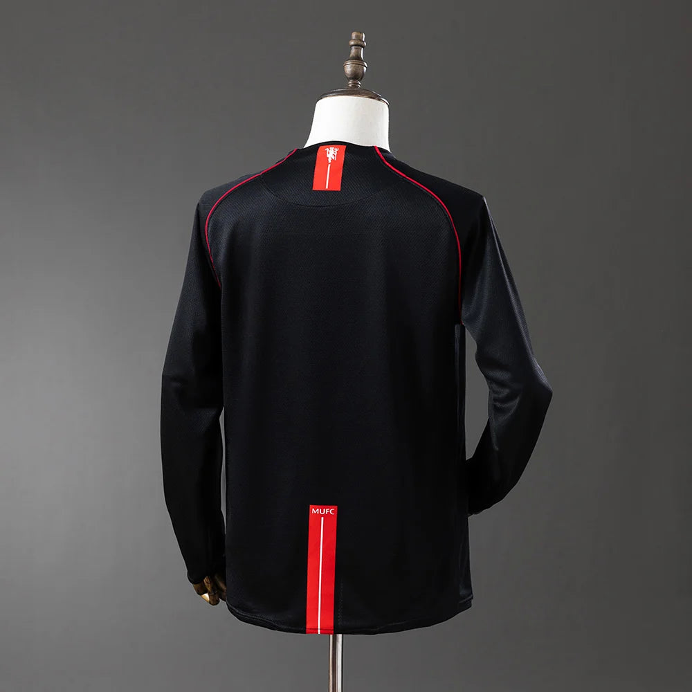 Camiseta Manchester United Visitante Manga Larga 07/08