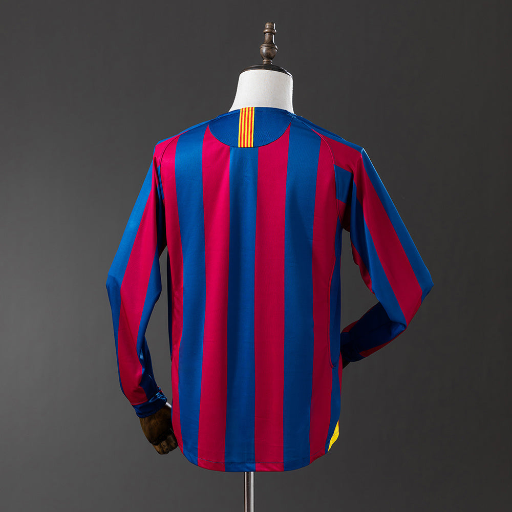 Camiseta Barcelona Local 2005/06 Manga Larga