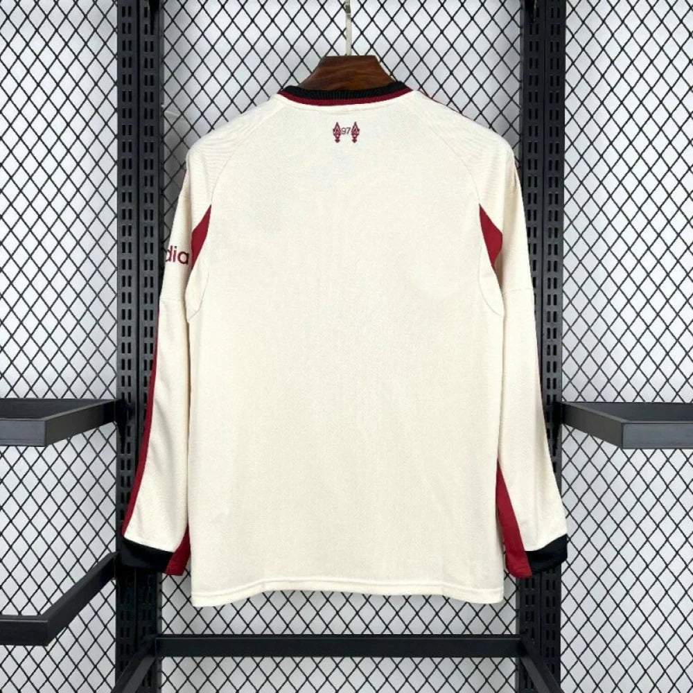 Camiseta Liverpool Visitante 25/26 Manga Larga posterior