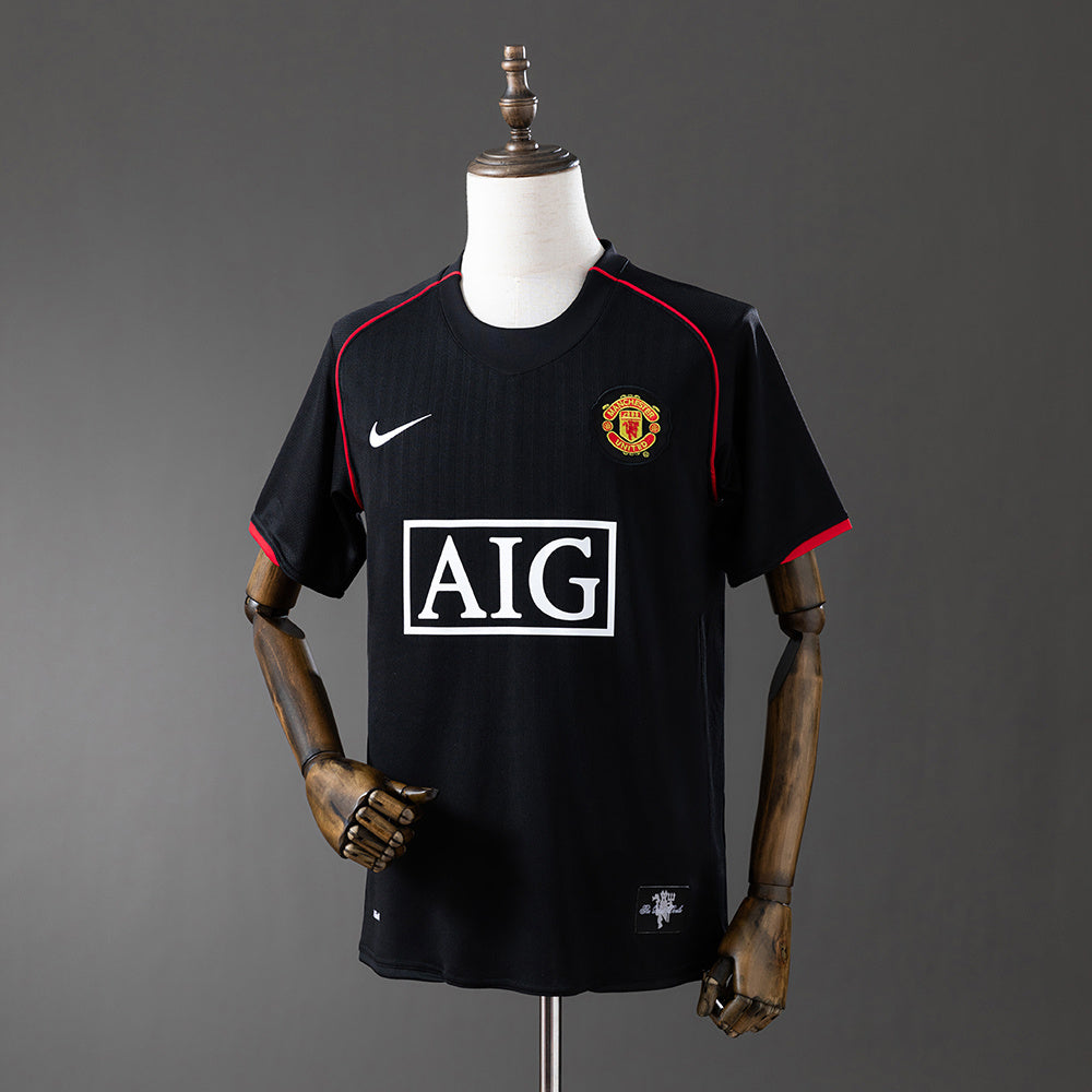 Camiseta Manchester United Visitante 07/08 frontal
