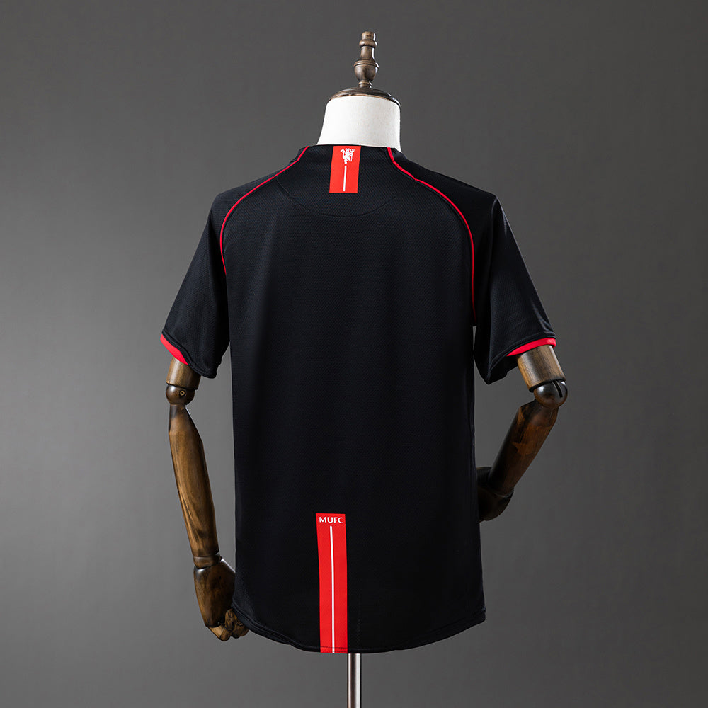 Camiseta Manchester United Visitante 07/08 posterior