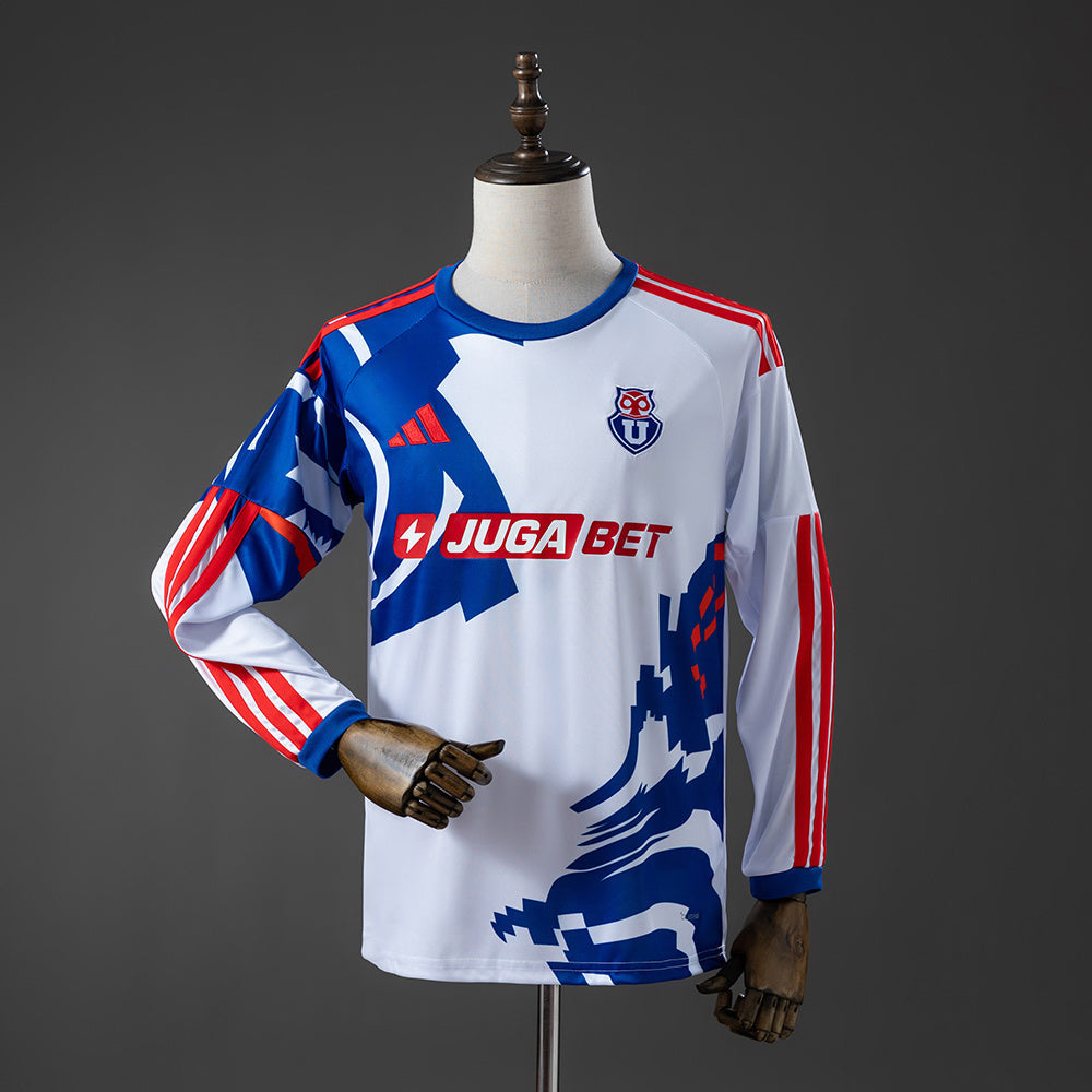 Camiseta Universidad de Chile Visitante 25/26 Manga Larga frontal