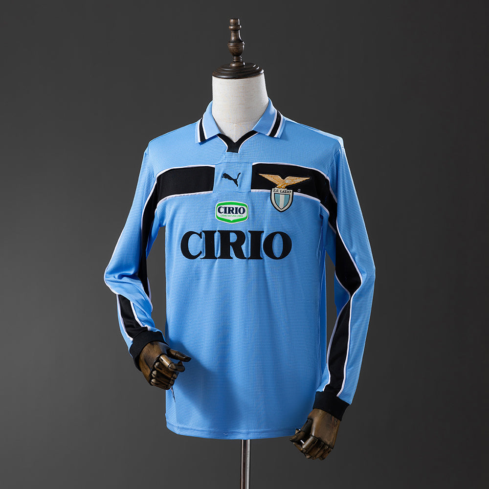 Camiseta Lazio 99/00 Visitante Manga Larga frente