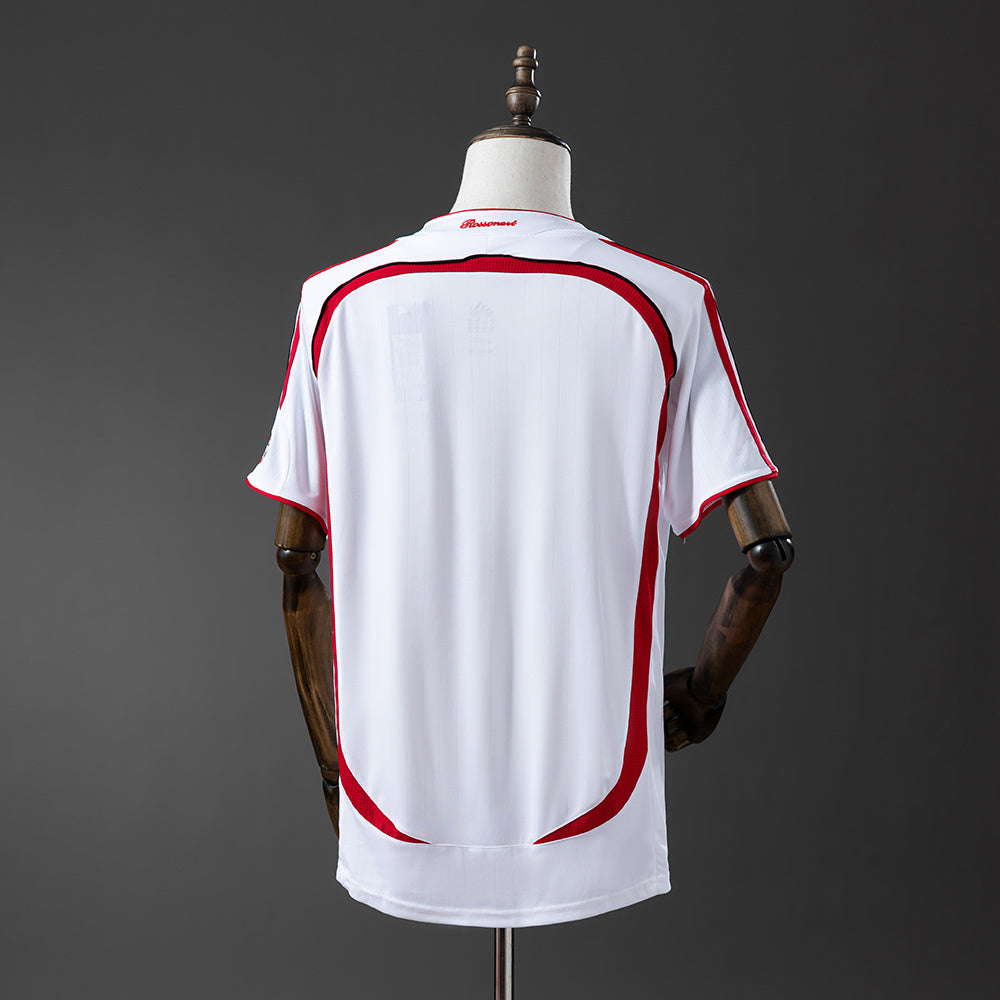 Camiseta AC Milan 2006/07 Visitante espalda