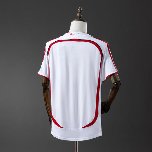 Camiseta AC Milan 2006/07 Visitante espalda
