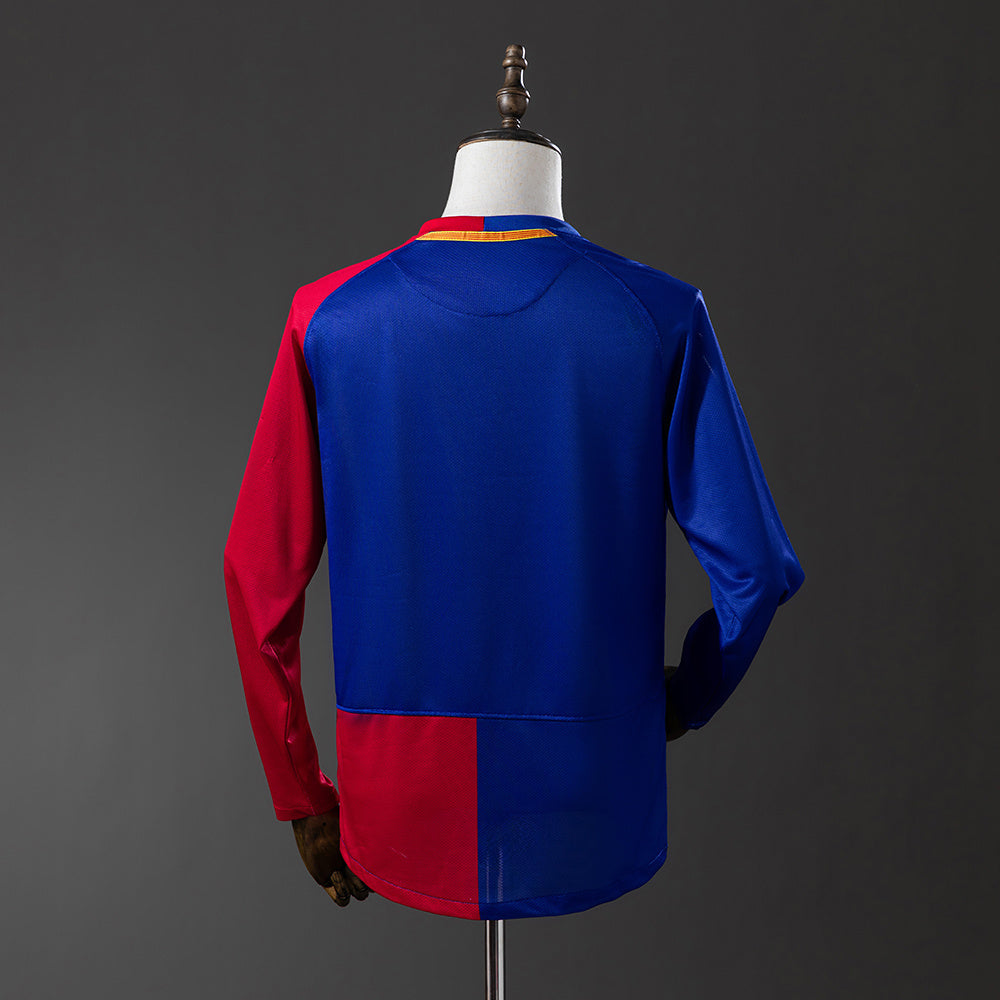 Camiseta Barcelona 2008/2009 Local Manga Larga espalda