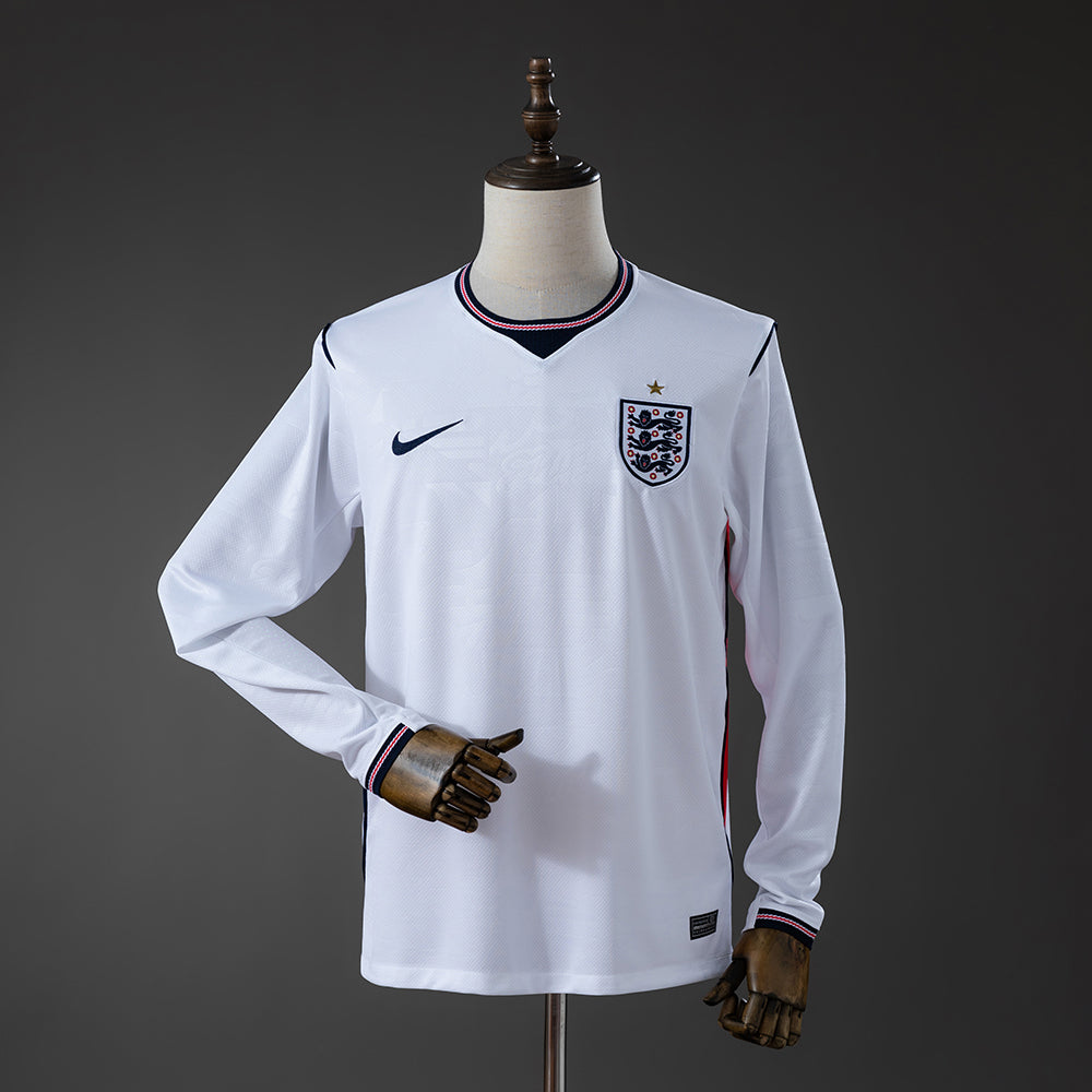 Camiseta Inglaterra Local 26/27 Manga Larga