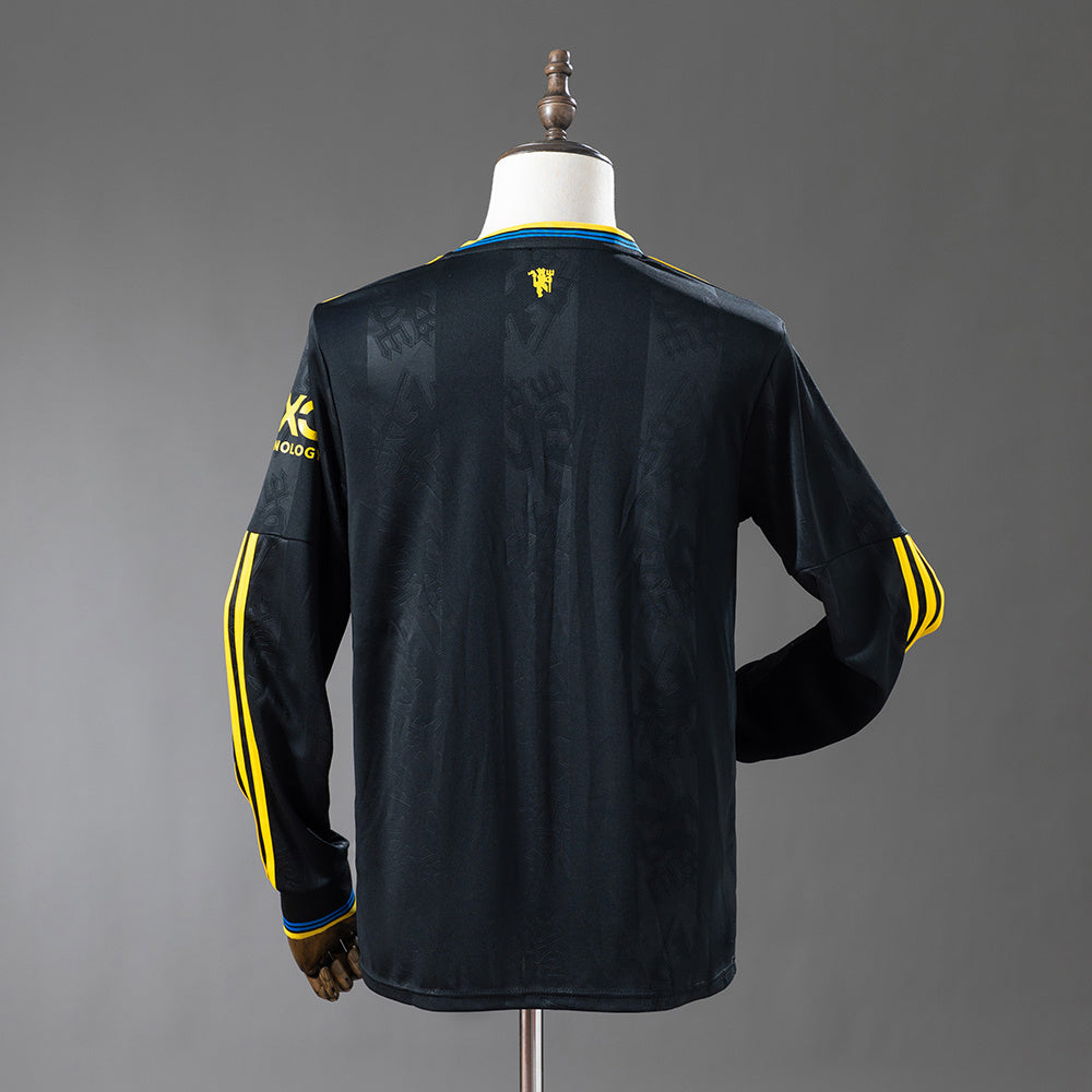 Camiseta Manchester United Tercera 25/26 Manga Larga espalda