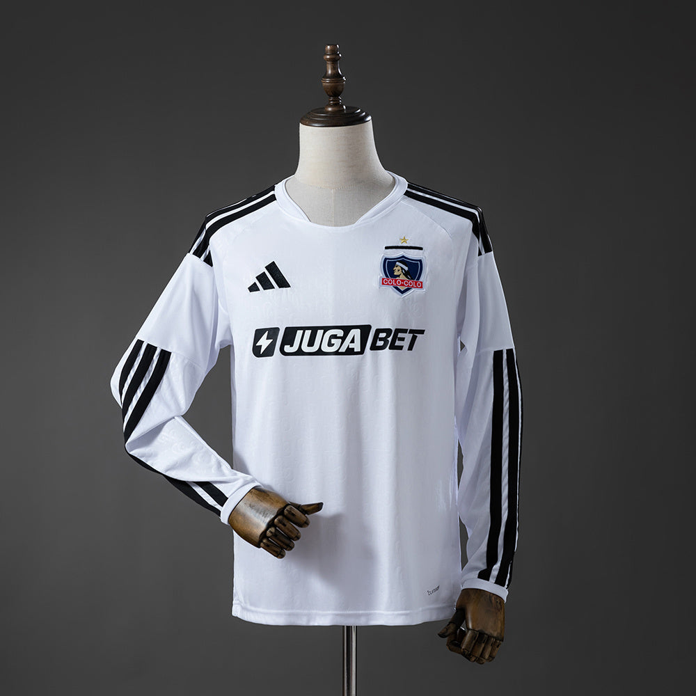 Camiseta Colo-Colo Local 25/26 Adultos Manga Larga - frontal